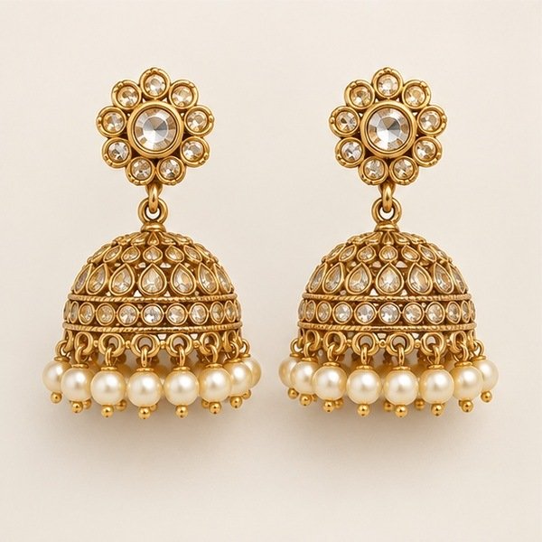 Classic Pearl Jhumka