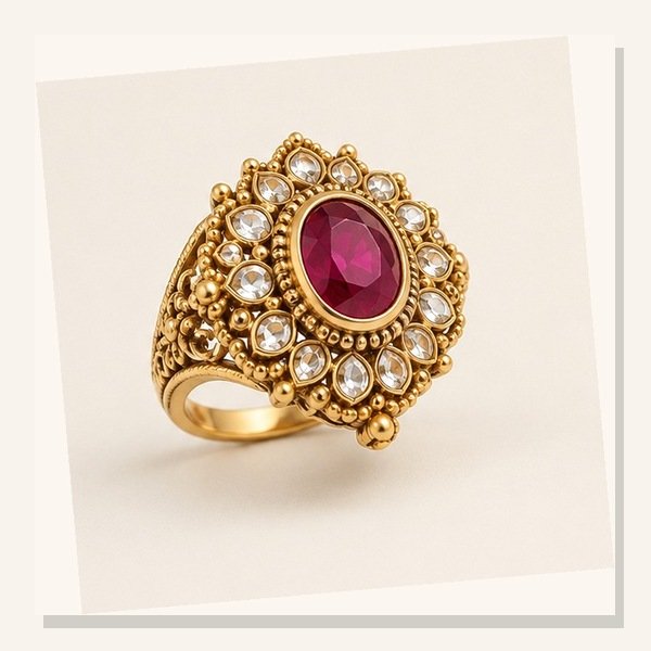 Royal Ruby Statement Ring